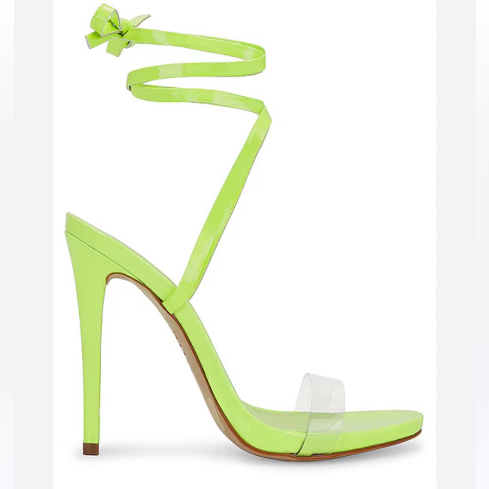 Schultz Cloe Vinyl Heel in Green Fresh New Size 8.5